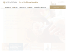 Tablet Screenshot of clientebancario.bportugal.pt